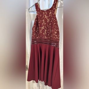 Maroon Speechless Junior Size 11 Dress